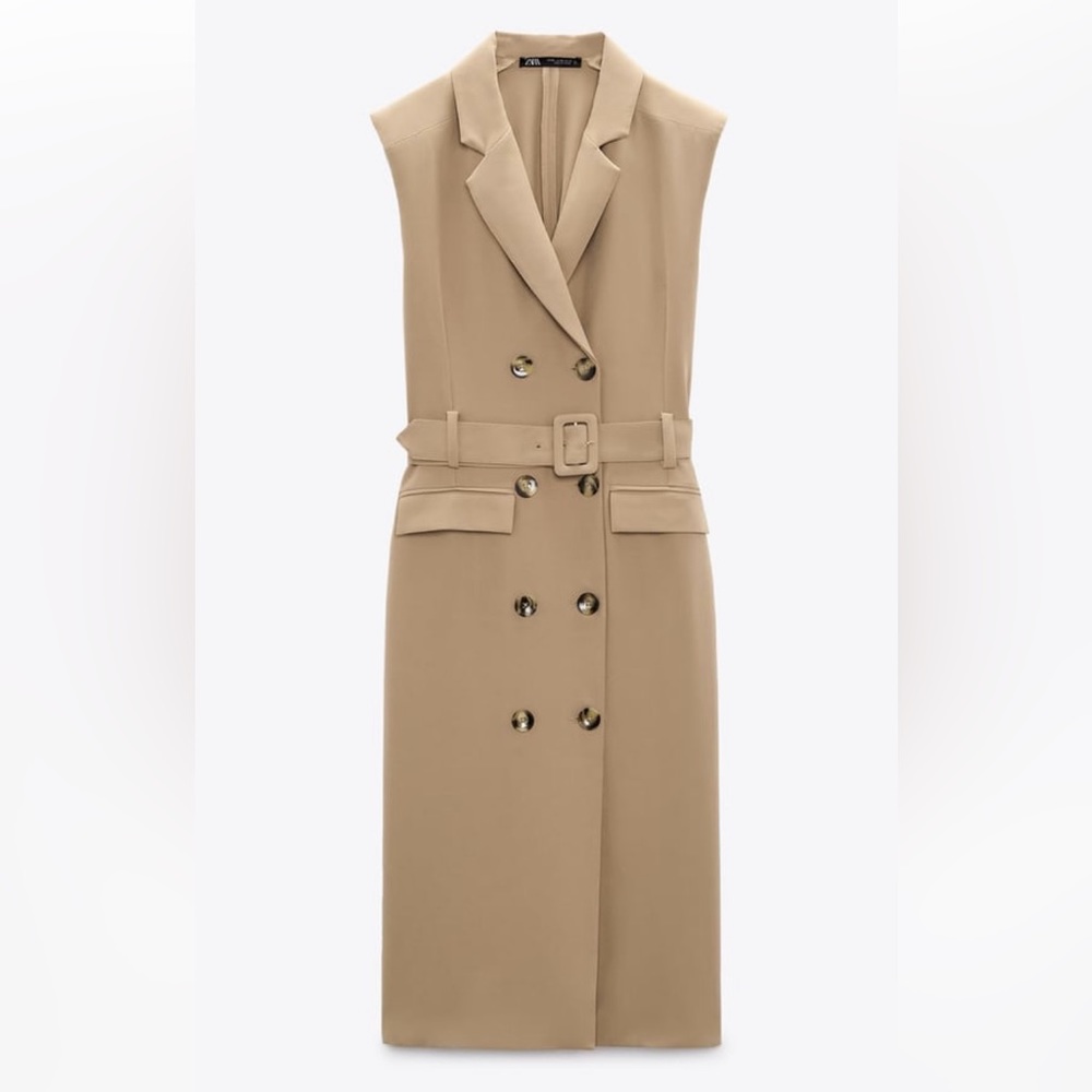 Belted Trench Dress